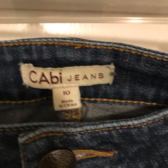 Cabi Baby Boot Cut Jean,34”waist,33” inseam,9”rise - Picture 3 of 4